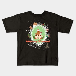 Run, run, fast as you can, it's gingerbread man! Kids T-Shirt